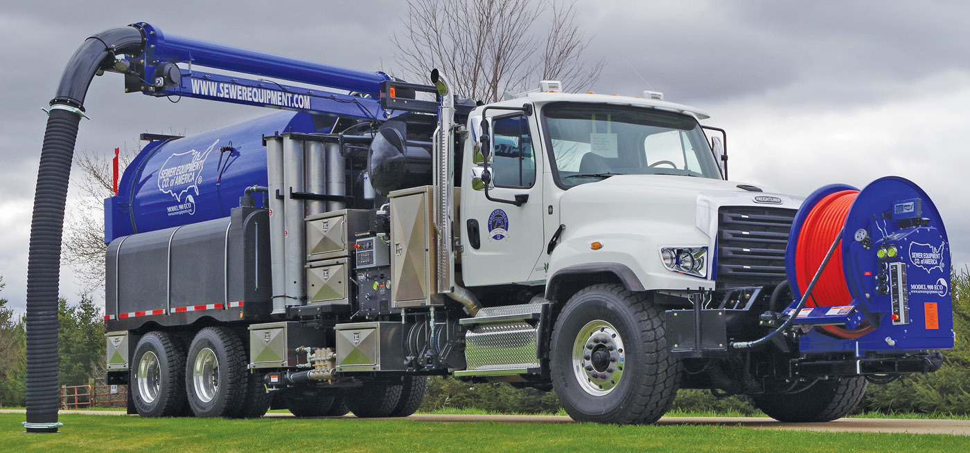 Jet/Vac Combination Trucks/Trailers - Sewer Equipment Model 900 ECO