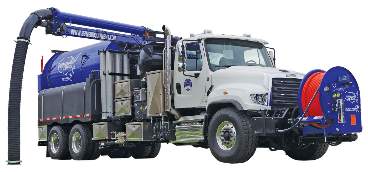 Jet/Vac Combination Trucks/Trailers - Sewer Equipment Model 900 ECO