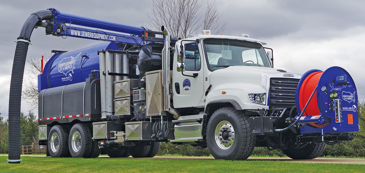 Sewer equipment model 900 eco 200324 160311