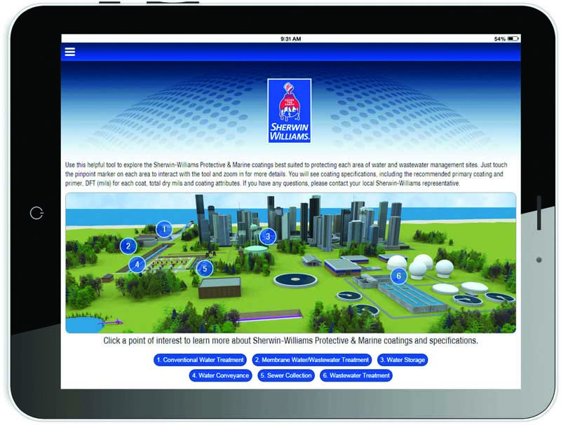 Sherwin-Williams interactive coatings app