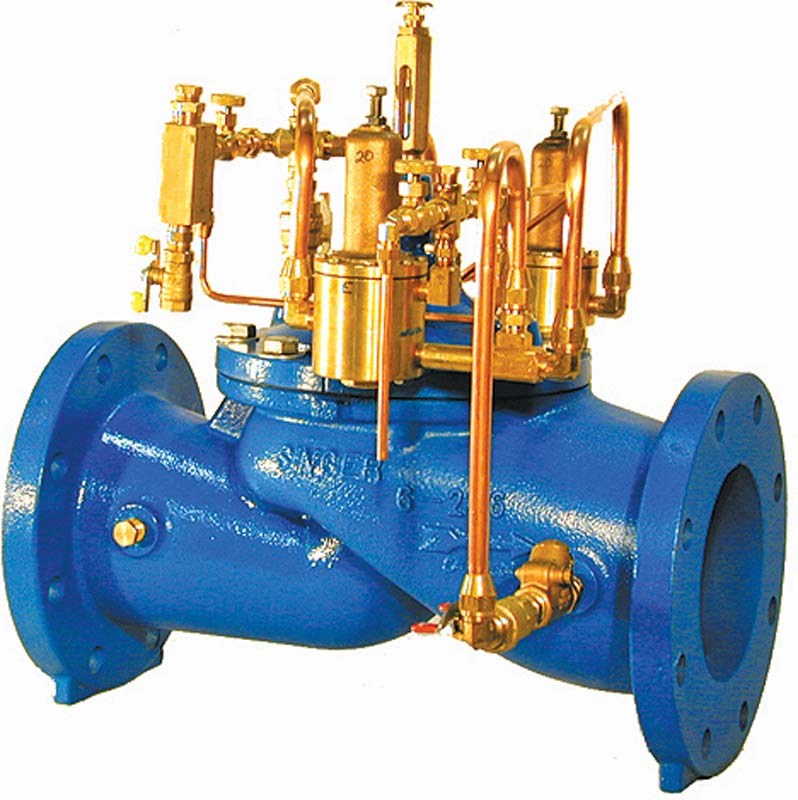 Singer surge-anticipating valves