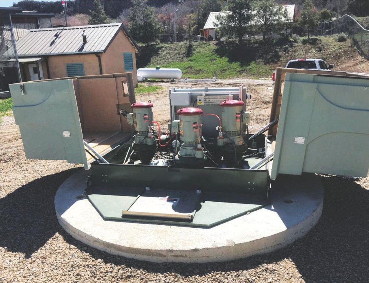 Smith loveless everlast triplex pump station