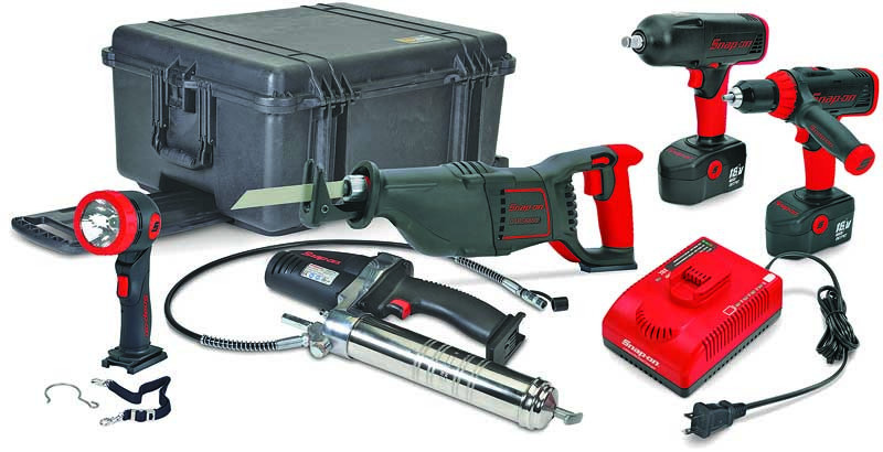 Snap-on cordless tool kit