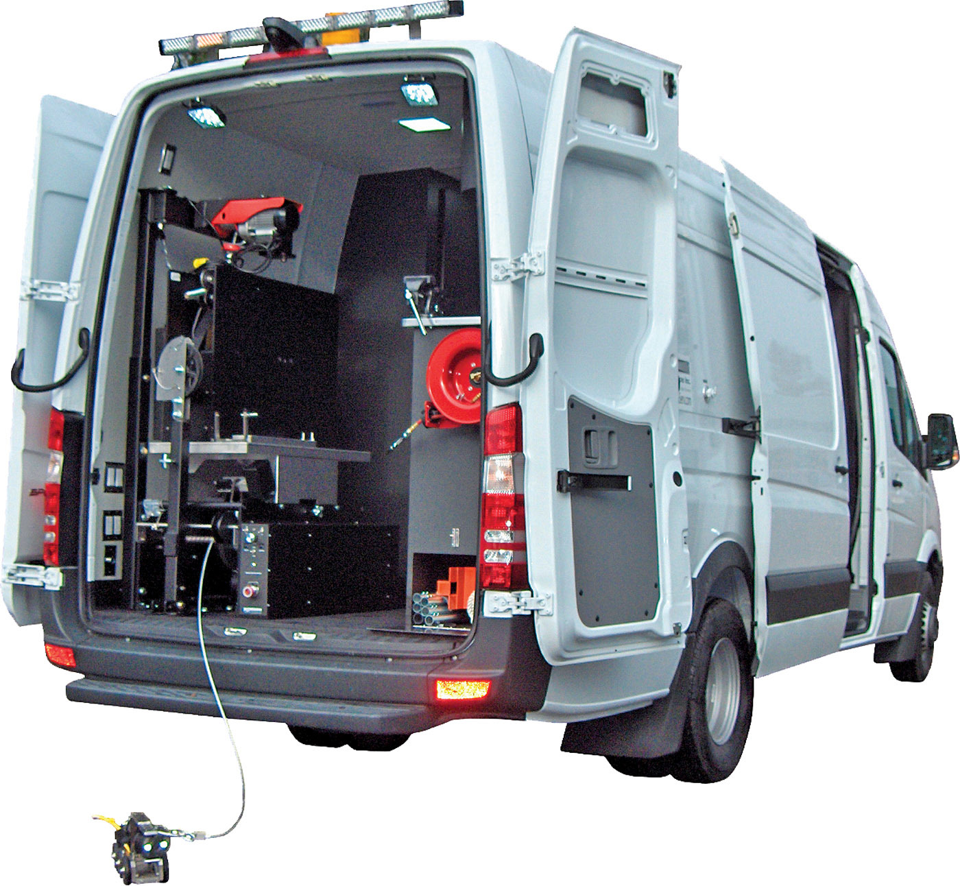 Subsite electronics inspection vehicles