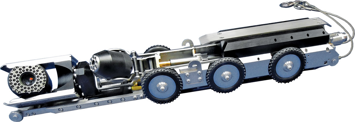 Subsite electronics lateral and mainline inspection system