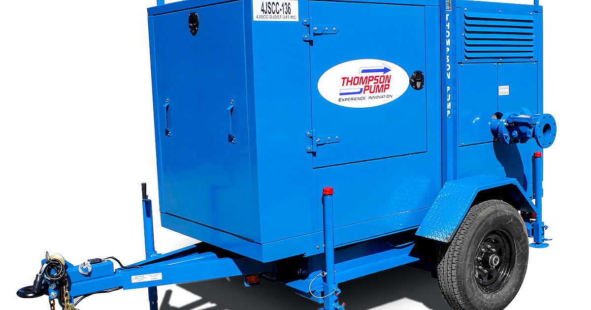 The Stationary Thompson Pump 4JSC… | Municipal Sewer and Water