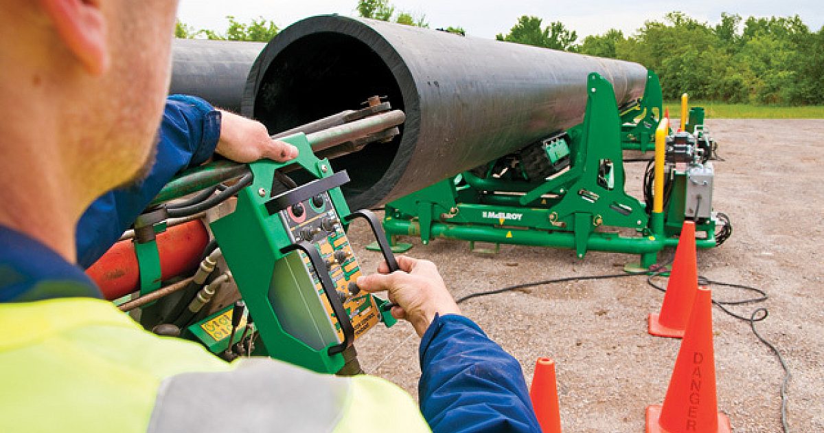 Pipe Loading Machine Loading System Adds Precision to Pipe… | Municipal Sewer and Water