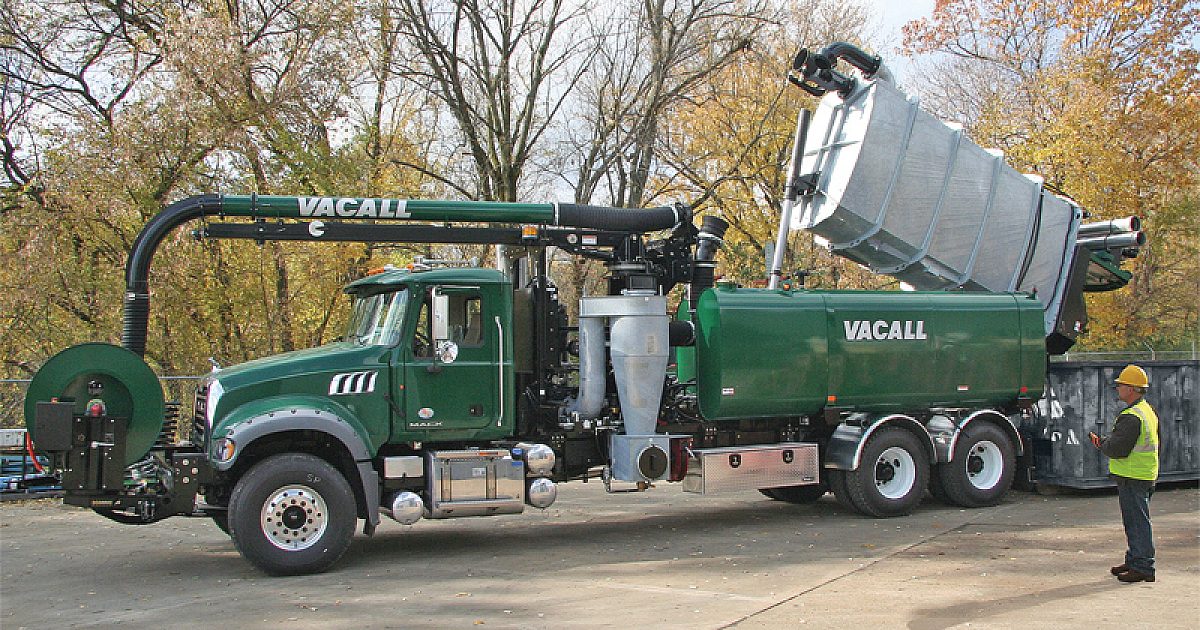 High-Dump Provides Safe, Clear View | Municipal Sewer and Water
