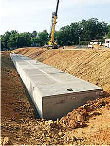 Oldcastle Stormwater Solutions Group Supplies Stormwater Detention System
