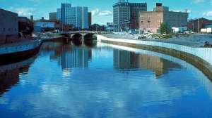 1024Px Flint River In Flint Michigan