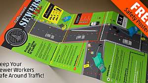 Traffic safety poster