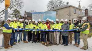 Queens nyc water ribbon cutting
