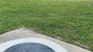 Composite Access Products Fulton CAP in Park next to Chattahoochee