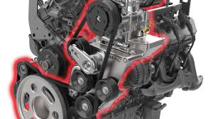 VMAC VR70 ENGINE VIEW 6 3003 Red Outline System