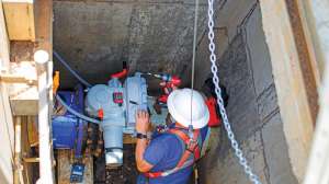 Chris Smith Replacing Backflow Valve Pump