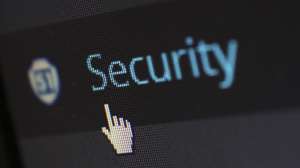 Cybersecurity screen graphic