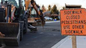 Digging up the sewer laterals within the road allowance 250422 141211