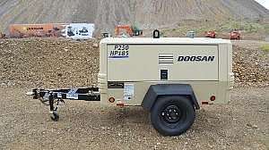Doosan portable air compressor w300 171030 130554