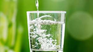 Glass of clean water