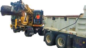 Gradall grapple