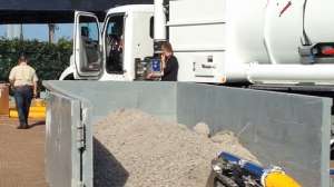 Guzzler Cl Industrial Vacuum Truck Equipped With Gerotto Lombrico Mini Excavator