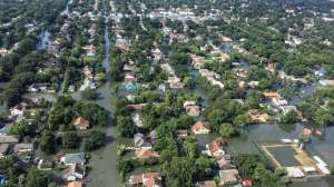 Harvey Aerial Shot