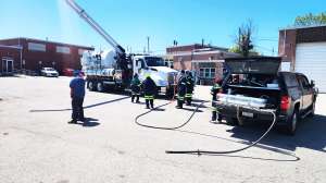 Keg nozzle demo onsite