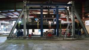 Large diameter test set up at csi