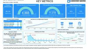Lead reduction program key metrics dashboard