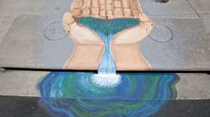 Springfield stormwater artists joshua obyrne and jessica west love your water