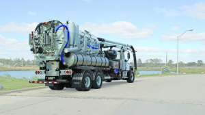 Vactor 2100 plus water recycling system 171031 133030