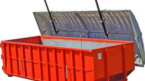 Wastequip roll off cover open 171027 142126