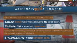 Watermainbreakclock