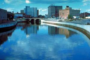 1024Px Flint River In Flint Michigan