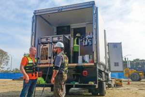 High-Pressure Water Provides Cutting Power