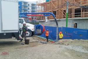 High-Pressure Water Provides Cutting Power