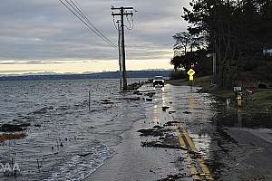 High tide