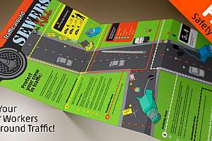 Traffic safety poster