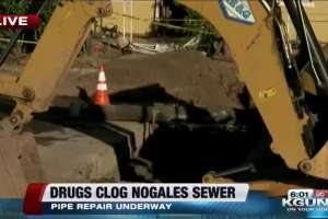 Drug Smugglers Destroy Sewer Line