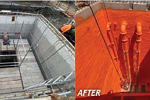 Ford Road Before and After