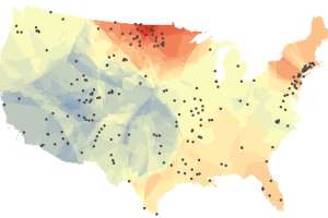 Salt increase map