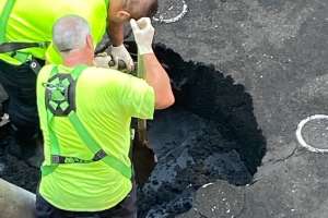 Shovelling Grit Out of Diffusers WEB