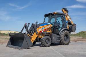 Case 580ev electric tractor loader backhoe