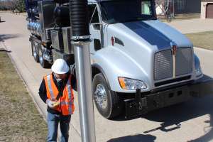 Catch basin cleaning