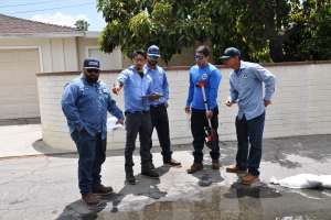 Crews from various agencies collect data for the final sso calculations