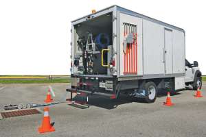 Cues truck mounted pipeline inspection systems