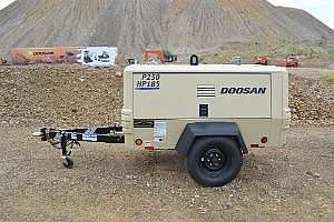Doosan portable air compressor w300 171030 130554