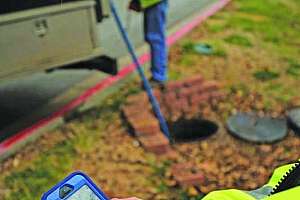 Utility Wipes Out Sanitary Overflows