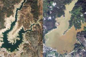 Folsom Lake Before After