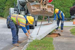Stormwater System Under Construction